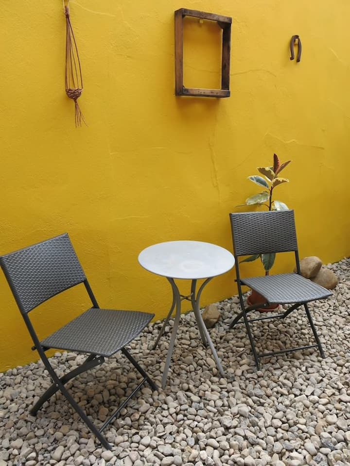 Terrasse des Altstadt Apartment in Lüneburg