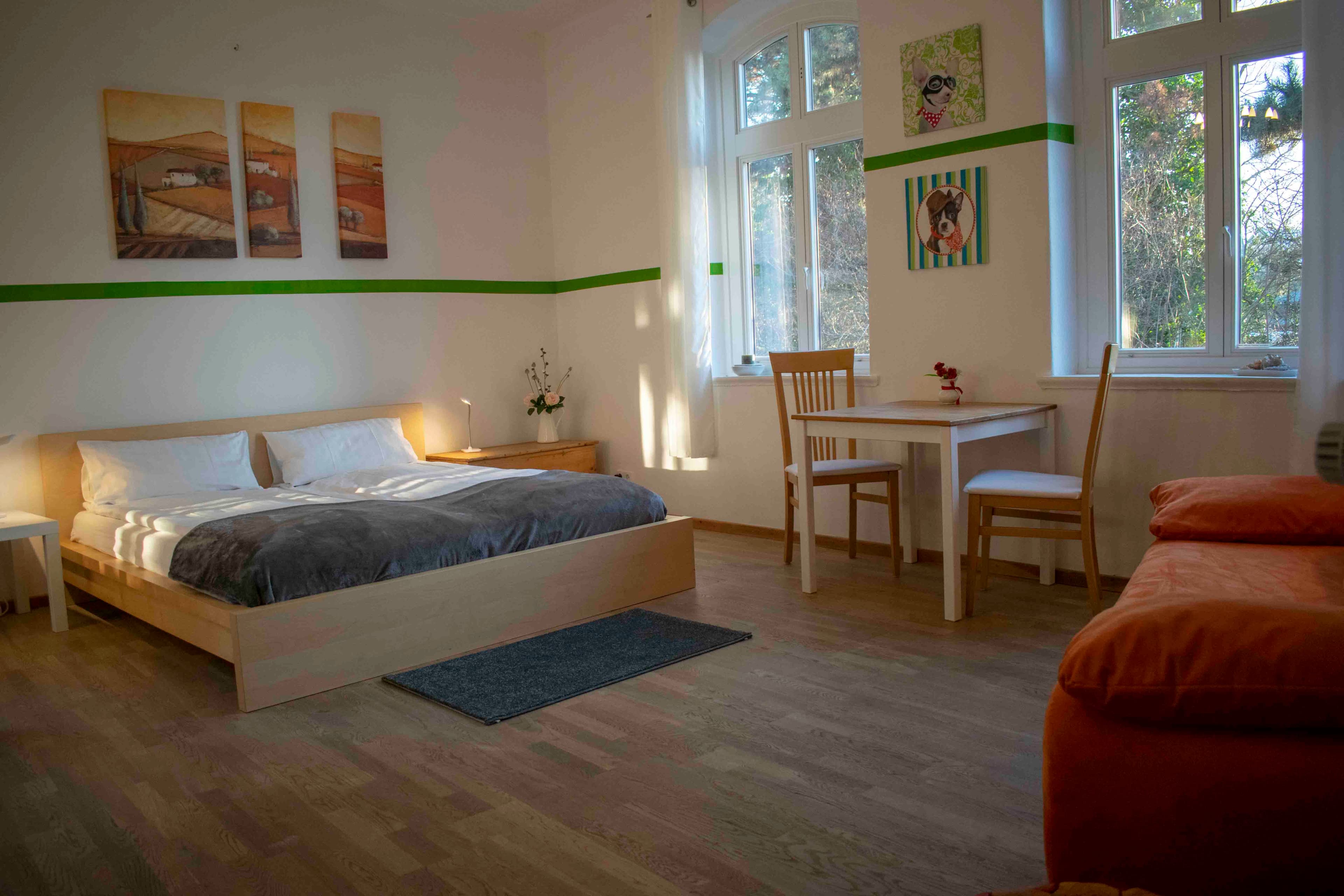 Doppelzimmer mit zusätzlicher Schlafcouch