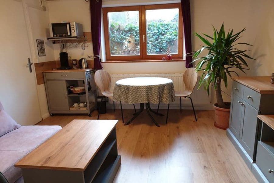 Wohnraum des Apartment Heideland in Buchholz