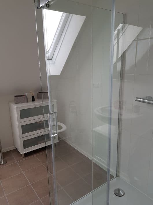Badezimmer in der Ferienwohnung Engelmann-Beck in Hanstedt