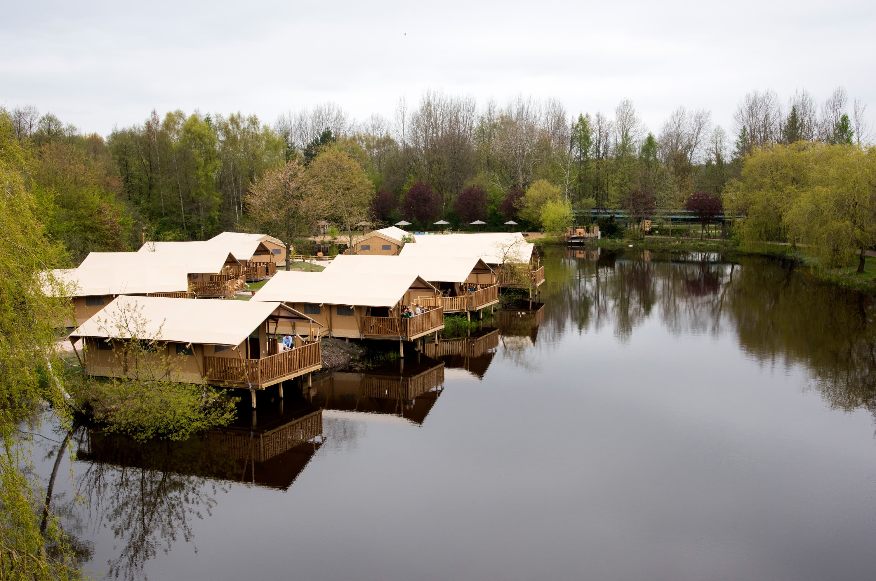 Zelt-Lodges im Serengeti-Park