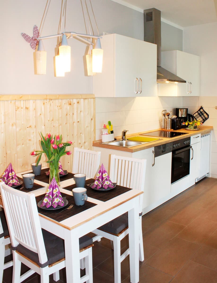 Küche in der Fewo Helmsstraße in Ebstorf