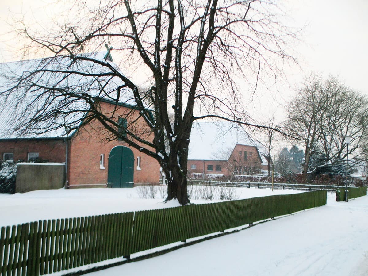 Winteransicht der Fewo Helmsstraße II in Ebstorf