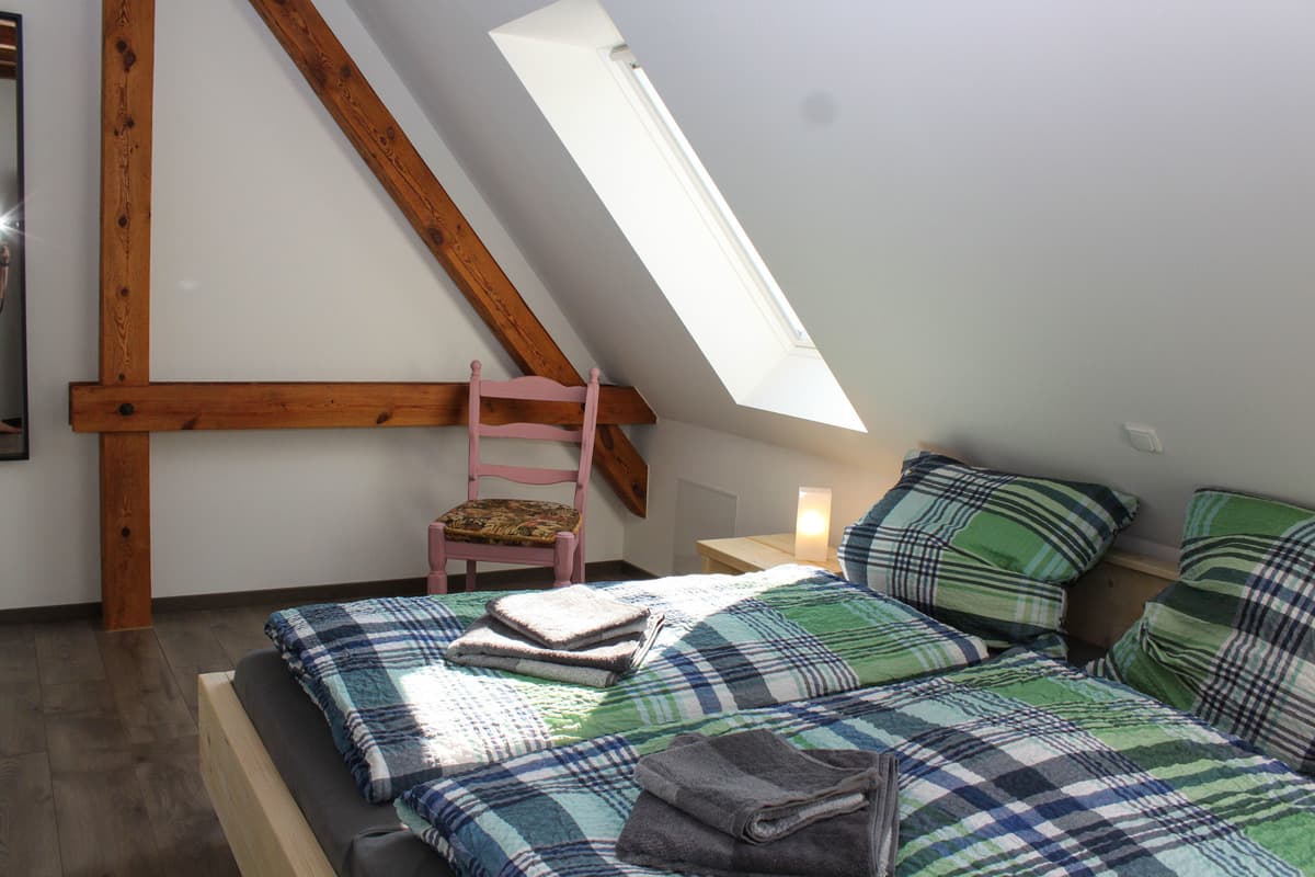 Schlafzimmer in der Fewo Helmsstraße II in Ebstorf