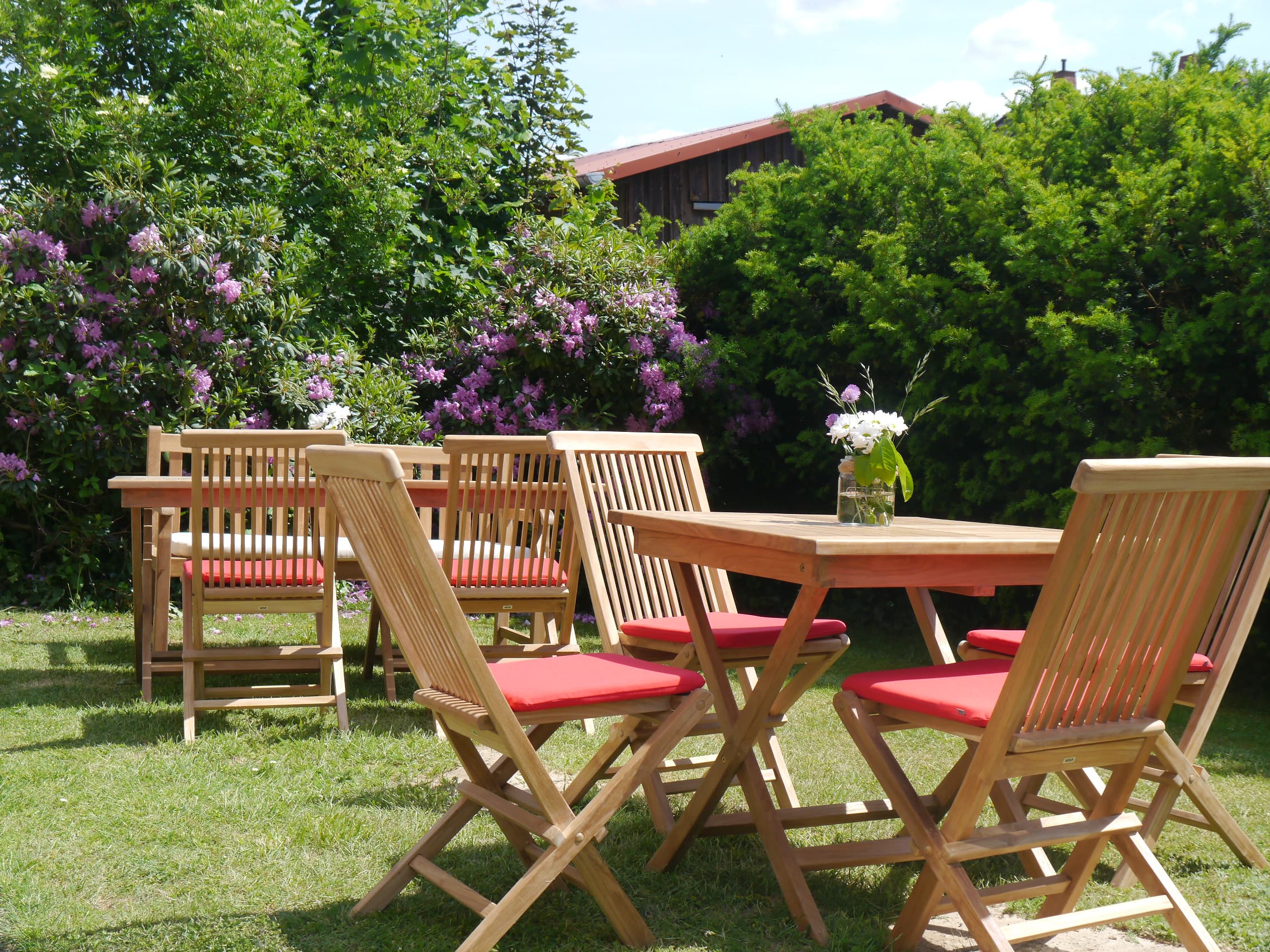 Terrasse Gasthaus im Alten Bahnhof Bergen