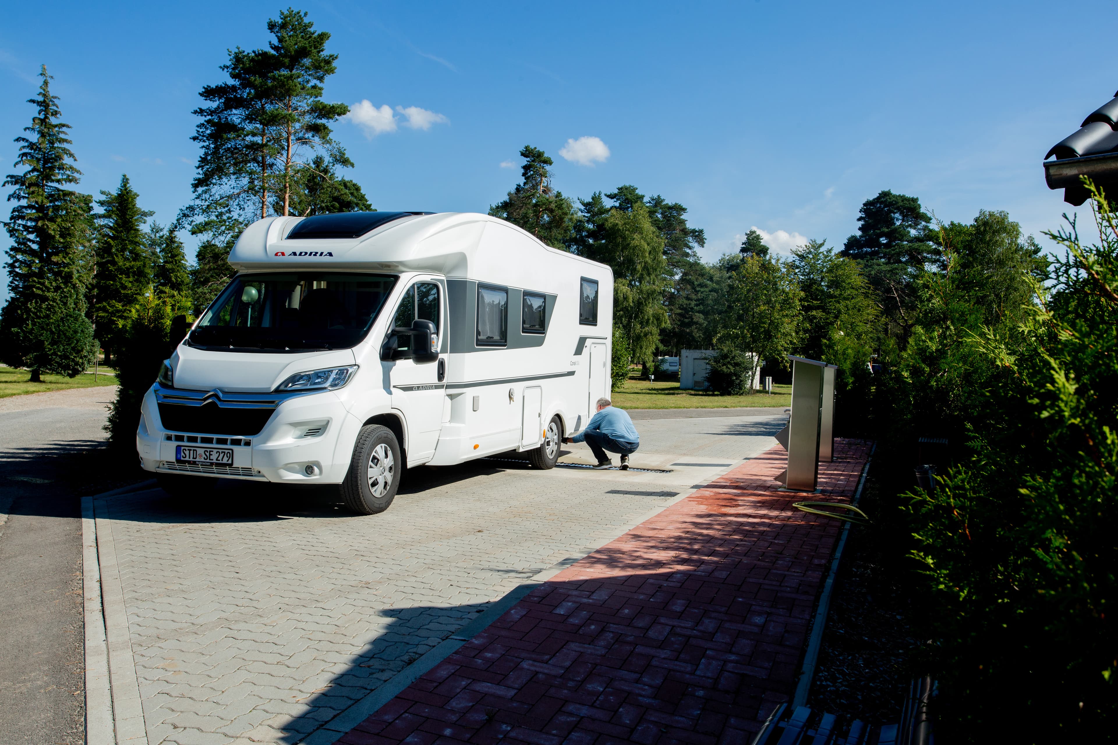 Naturcamping Lüneburger Heide Moderne Entsorgungsstation