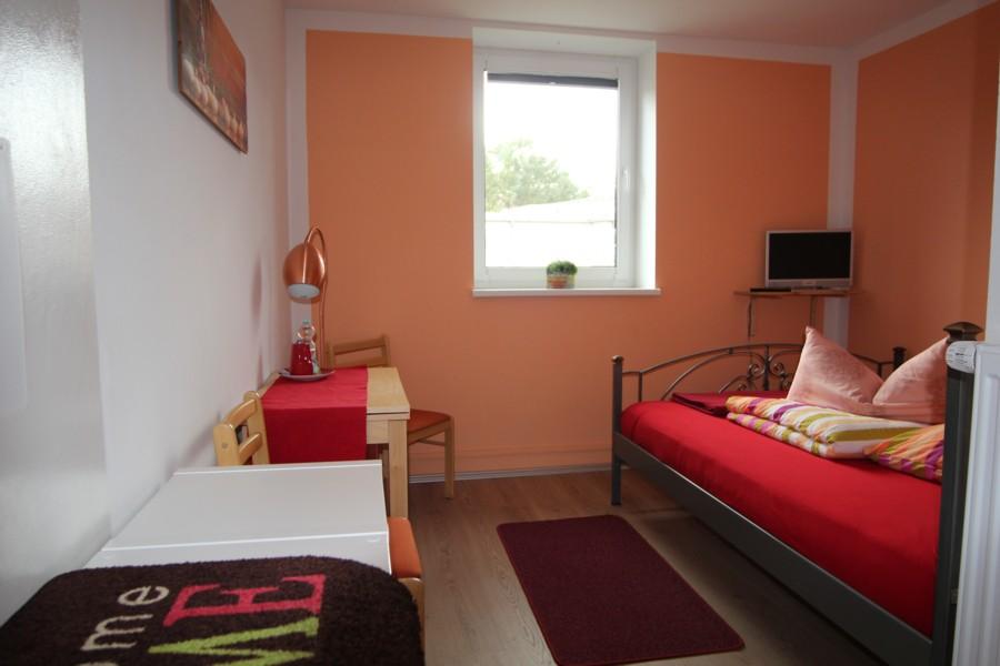 Rotes Apartment in dem Gästezimmer Hencke in Echem