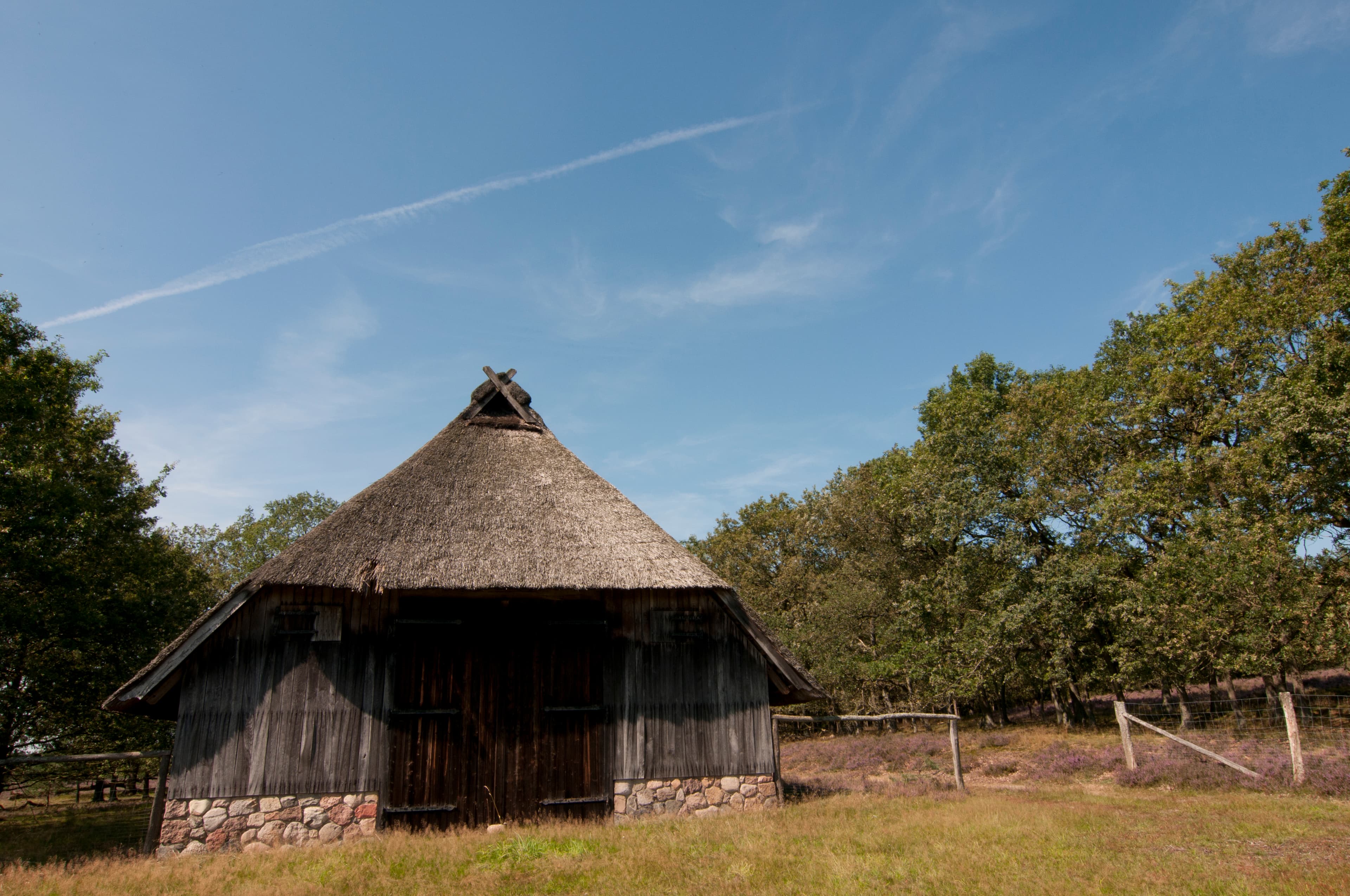 Schafstall in der Lüneburger Heide