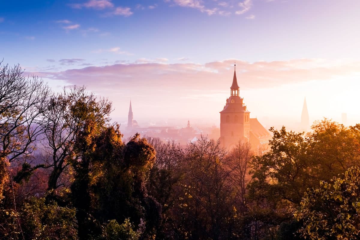 Lüneburger Morgenstimmung auf dem Kalkberg