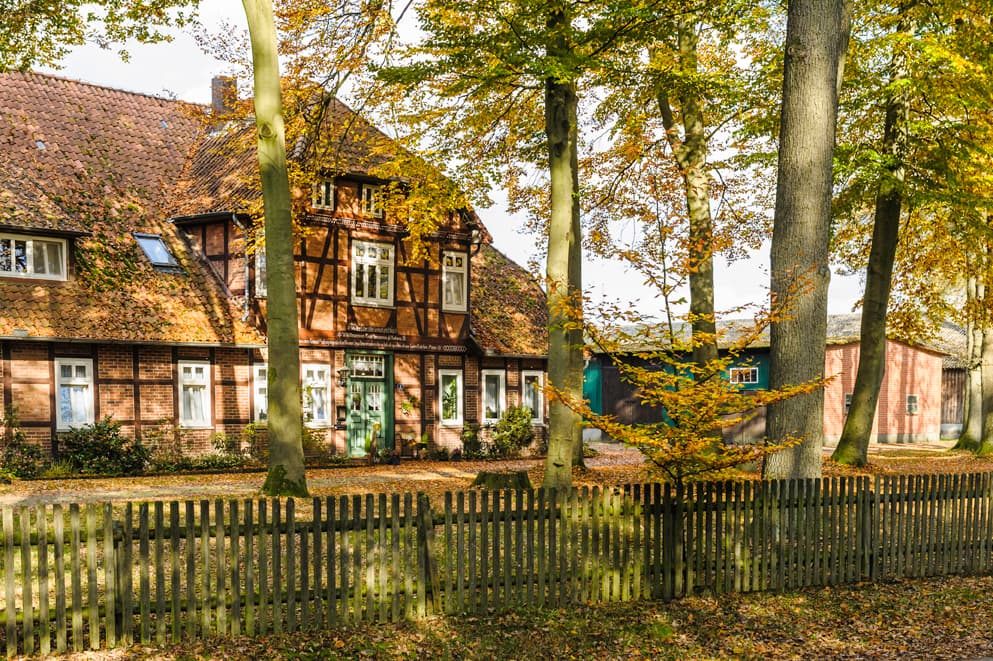 Fachwerkhaus in Weesen am Heidschnuckenweg Wandern