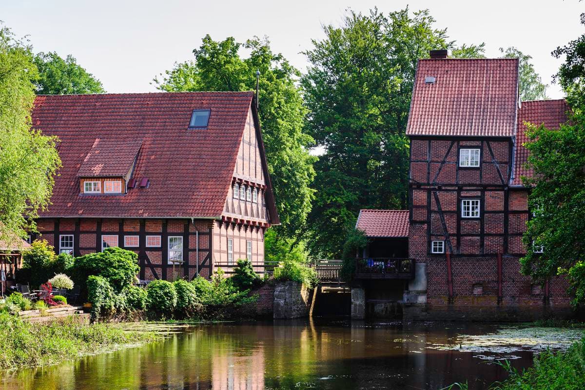 Historische Wassermühle