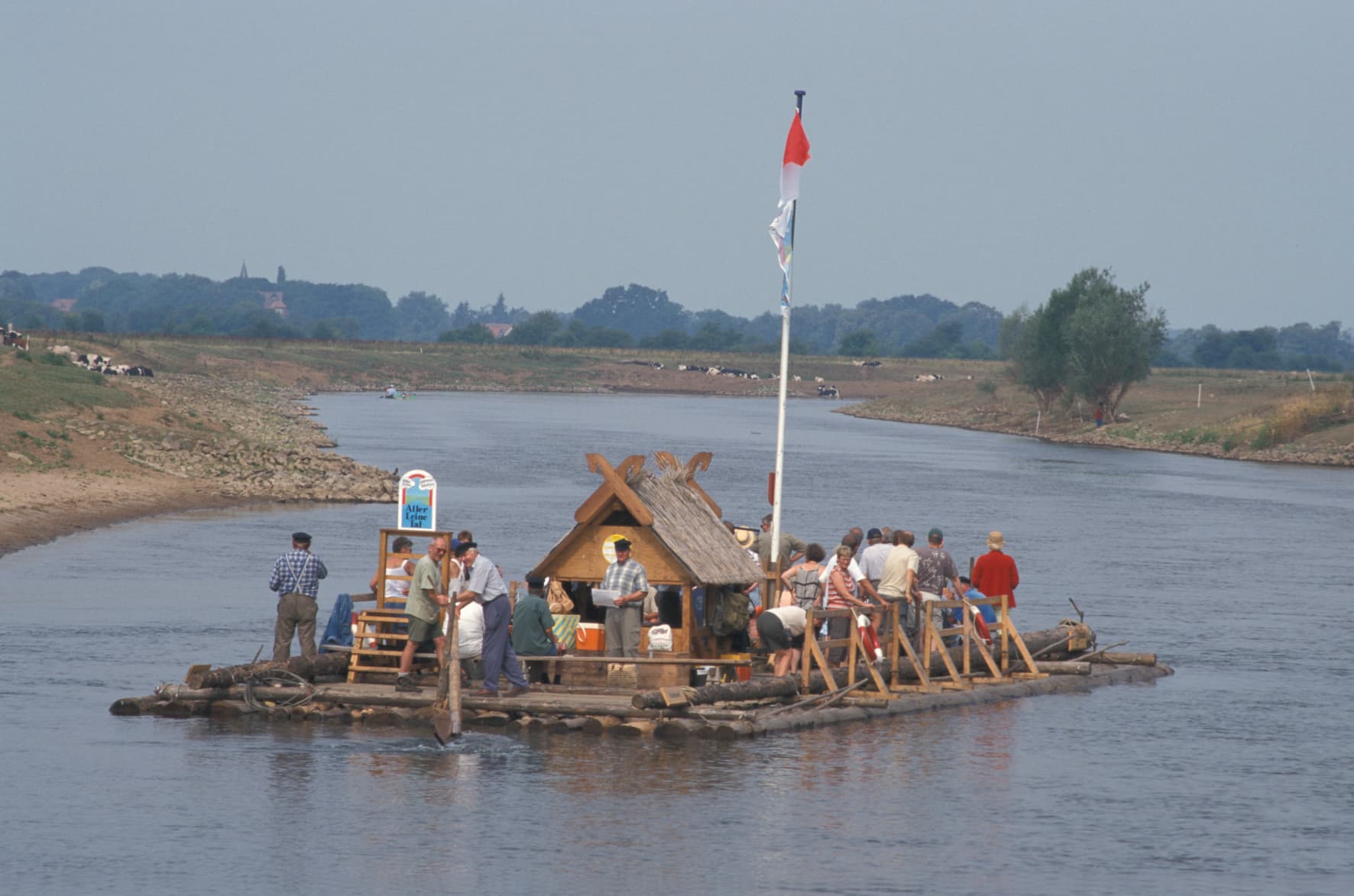 Floßfahrten auf der Aller