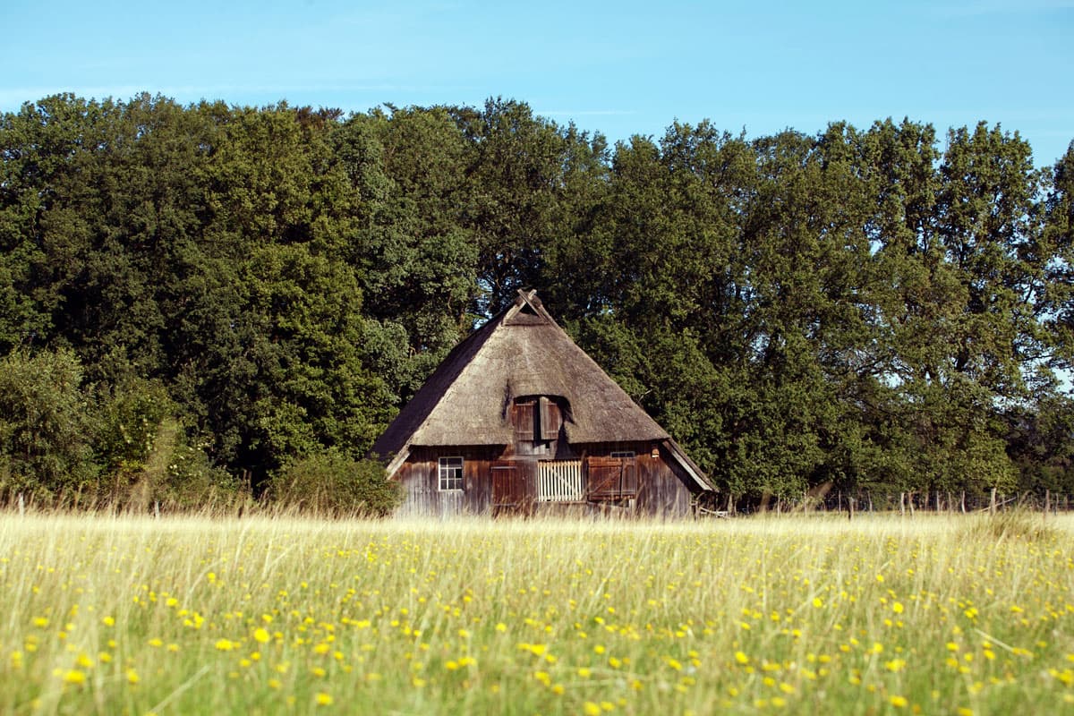 Stall in der Lüneburger Heide