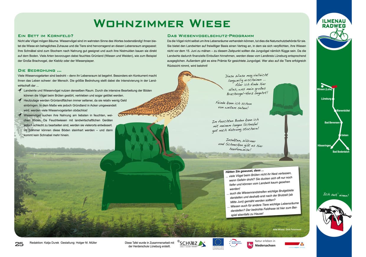 Tafel 25: Wohnzimmer Wiese