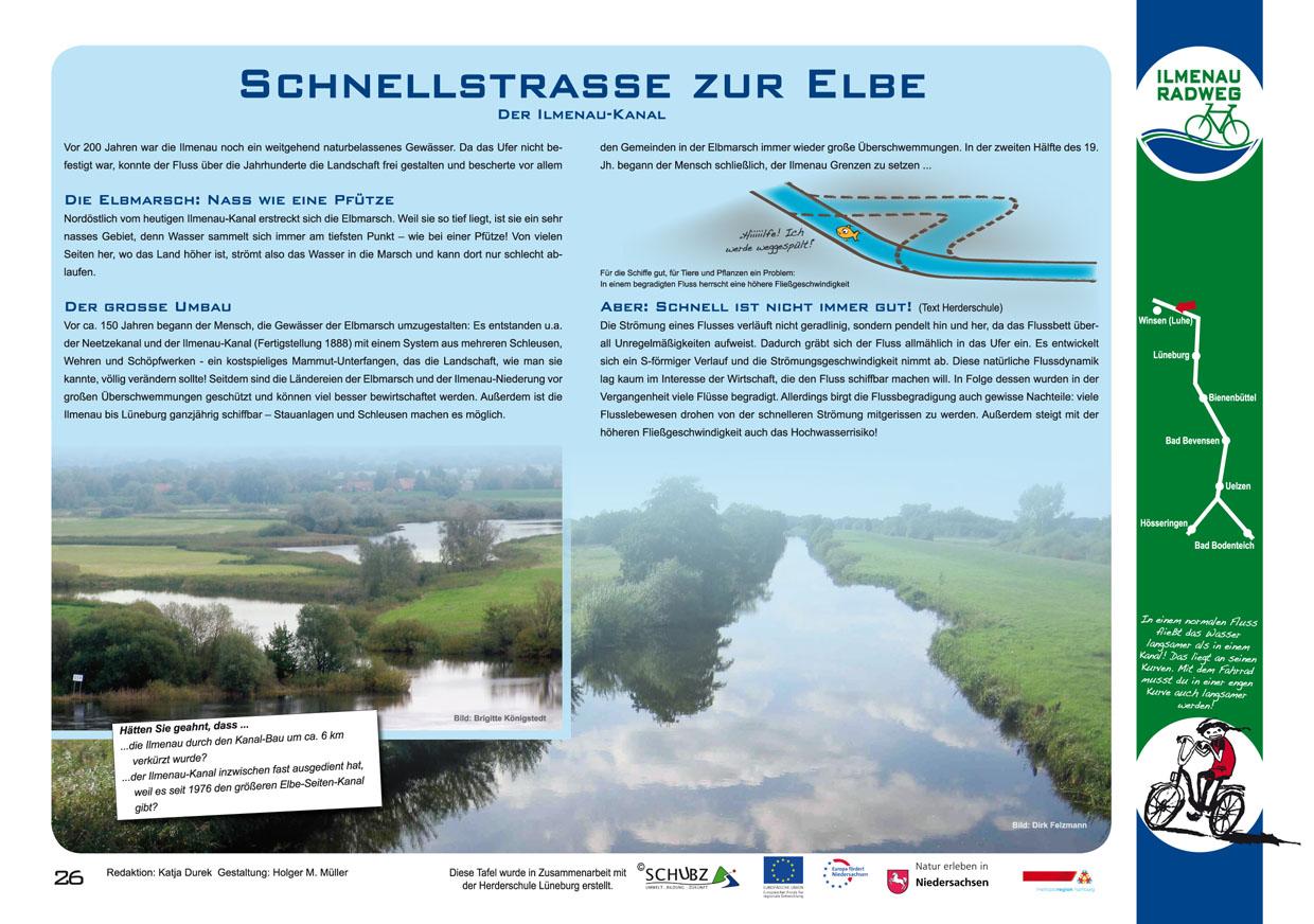 Tafel 26: Schnellstraße zur Elbe