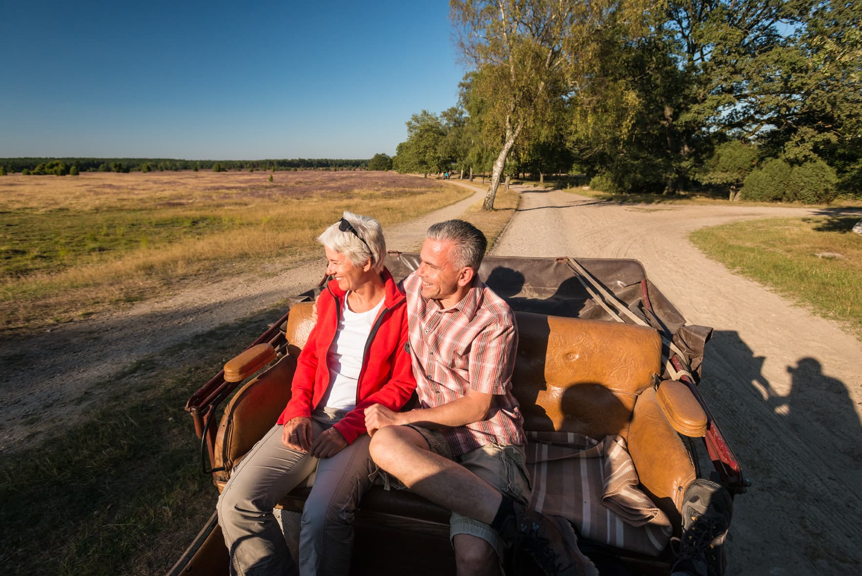 Romantische Kutschfahrt durchs Naturschutzgebiet