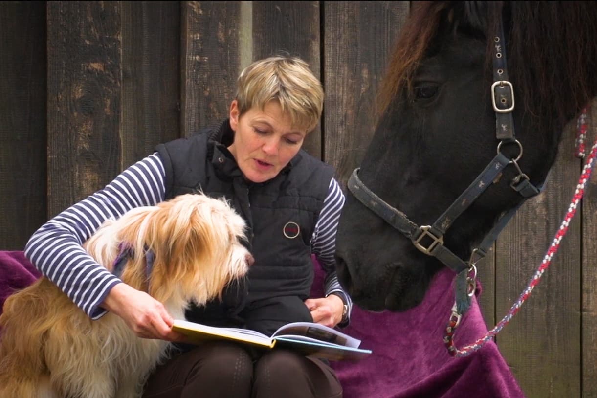 Britta mit Fred und Motte