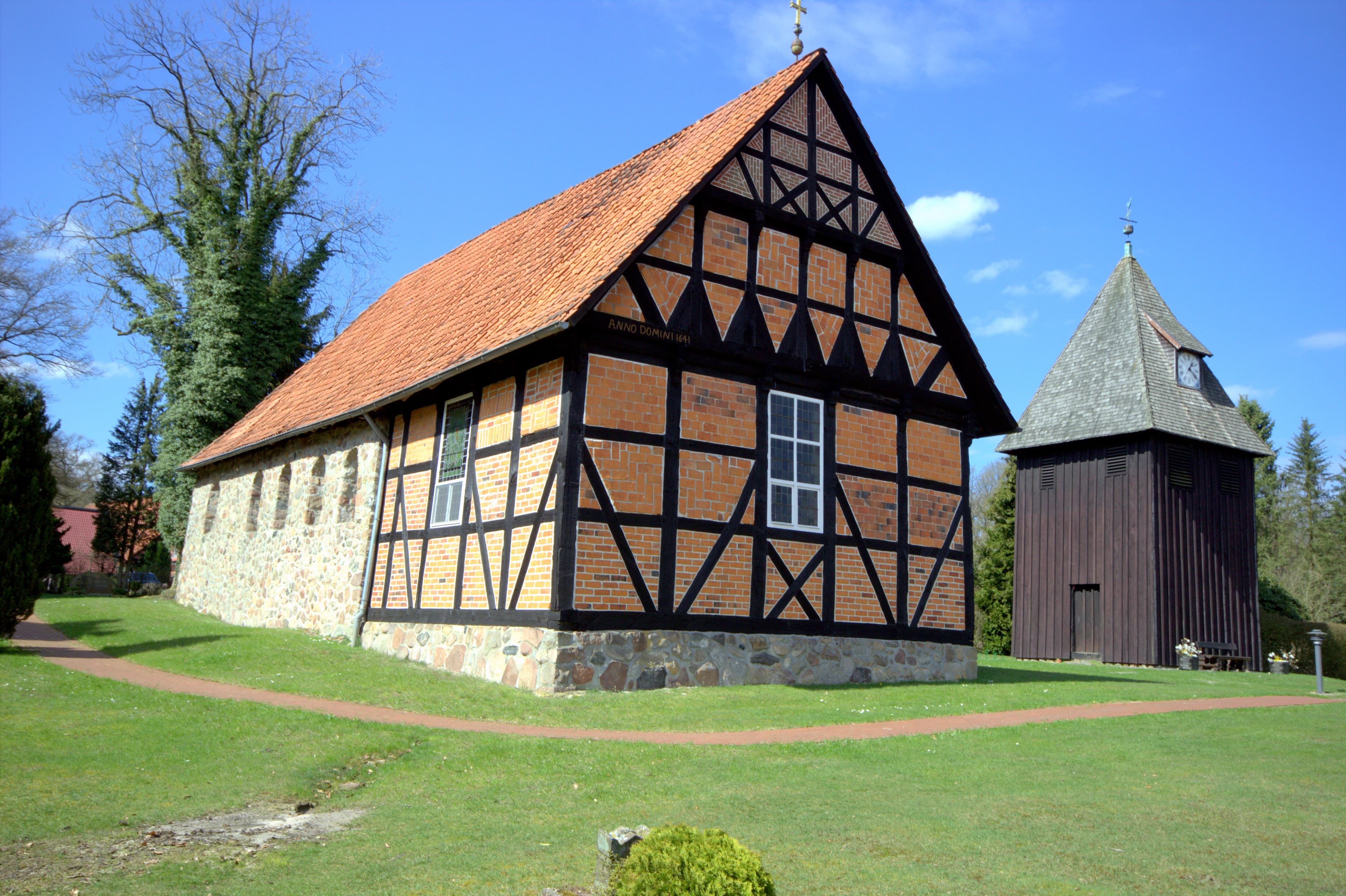 Romantische Dörfer in der Lueneburger Heide