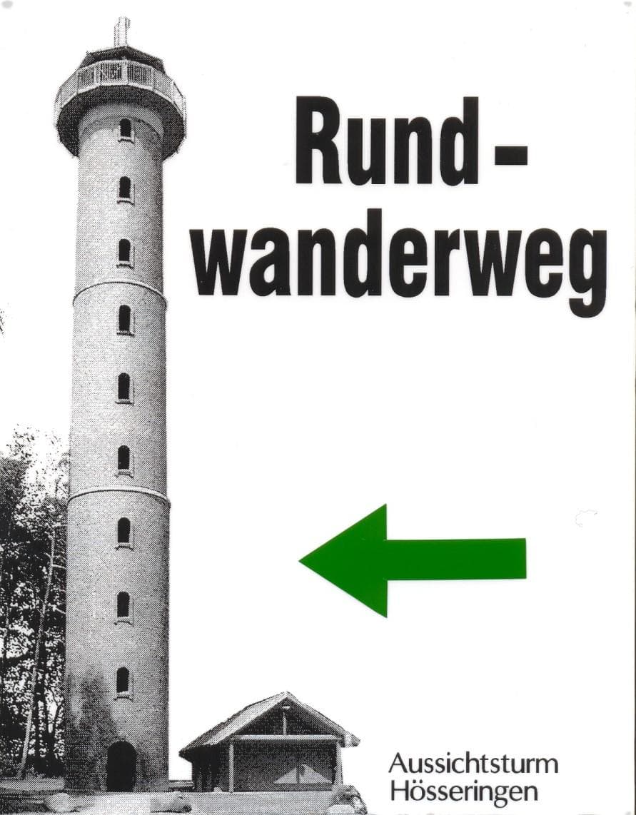 Ausschilderung Turmwanderweg