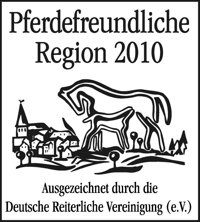 Logo pferdefreundliche Region 2010