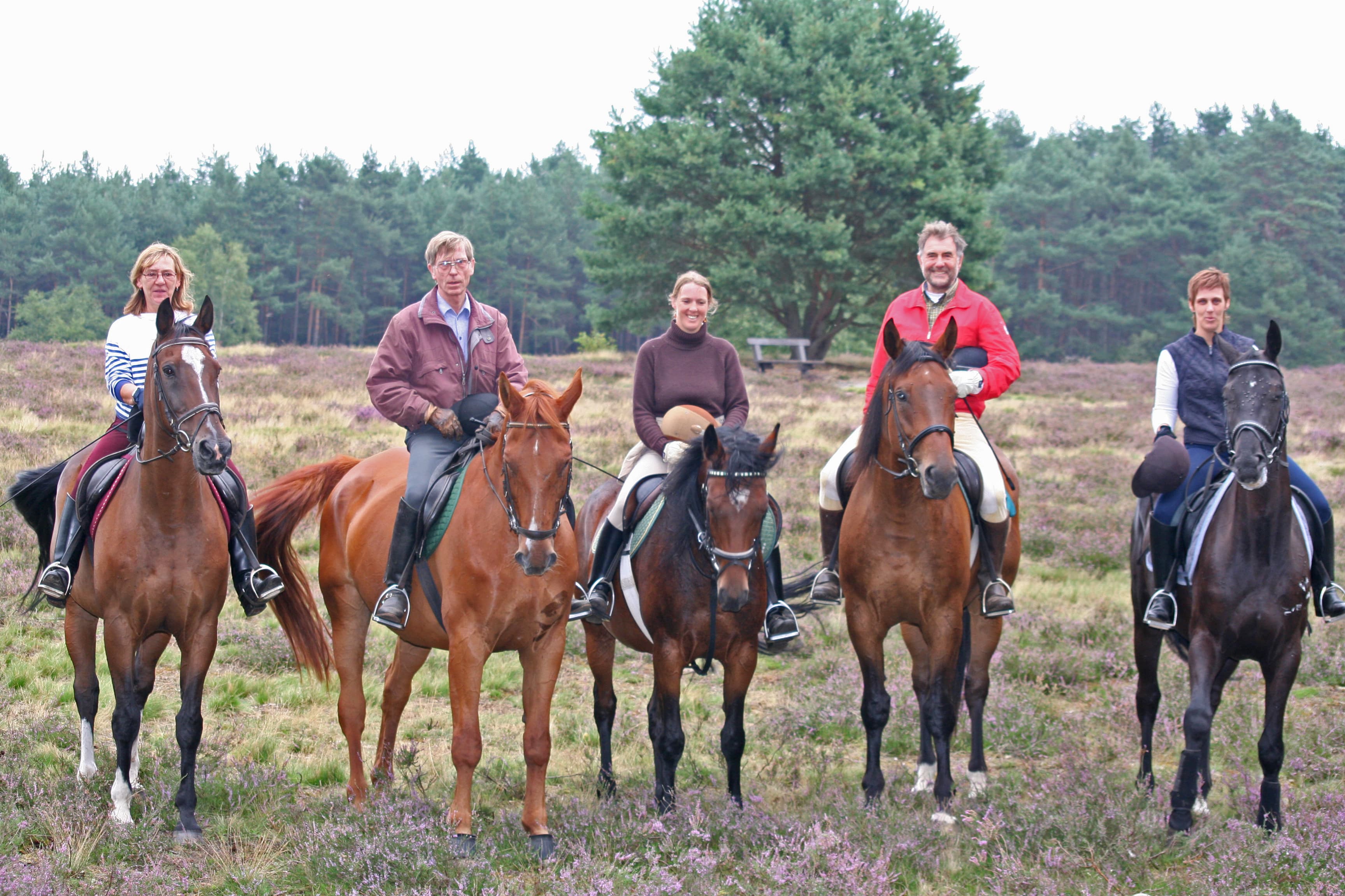 Reiter im Naturpark Südheide