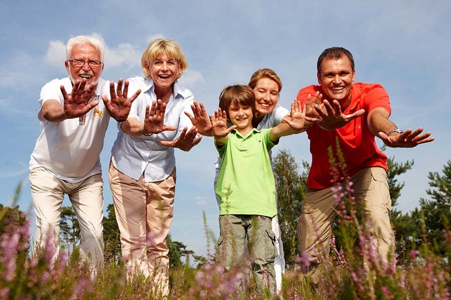 Urlaub mit Oma und Opa