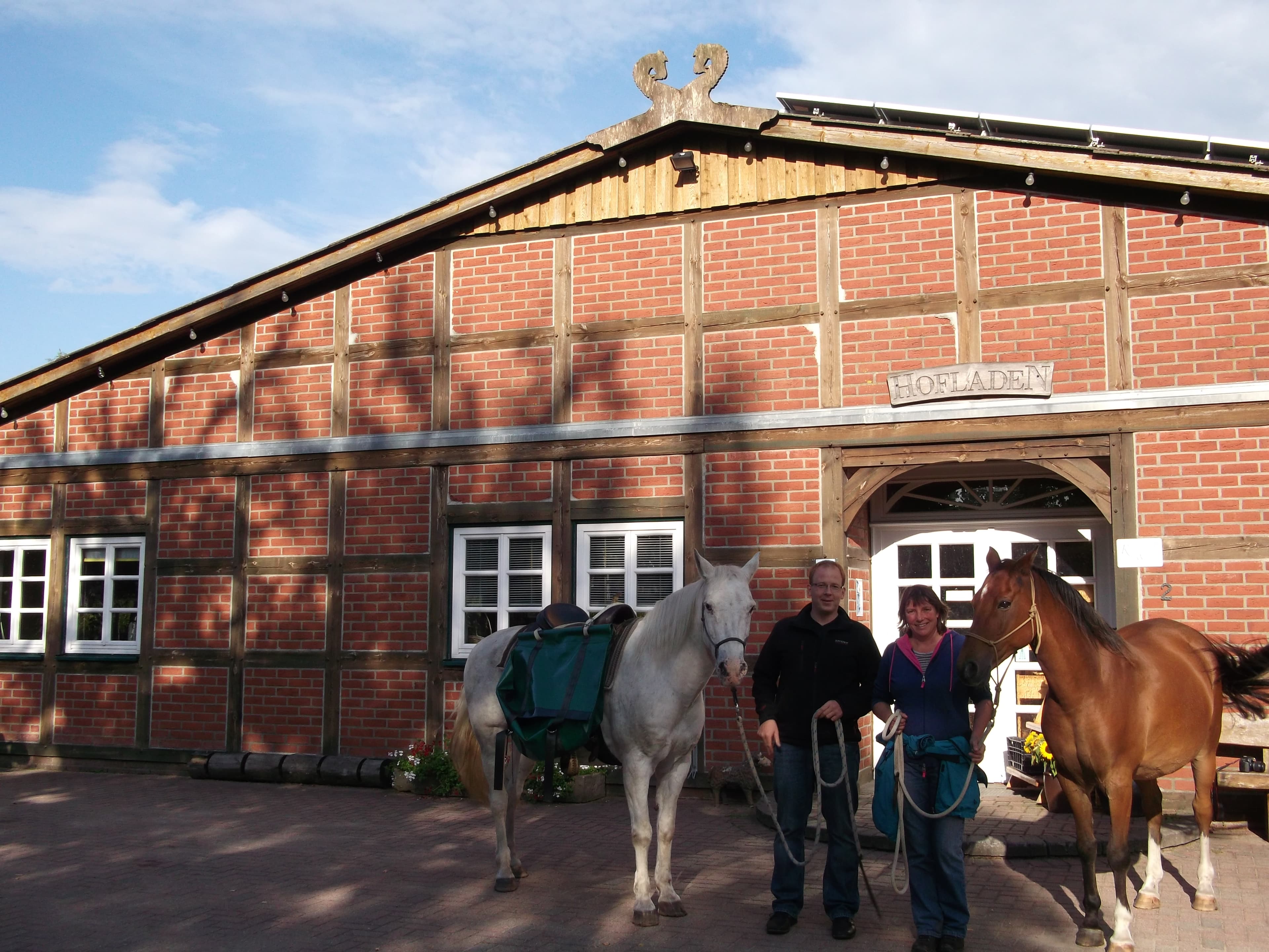 Bauernhof Menke in Hanstedt als Startpunkt