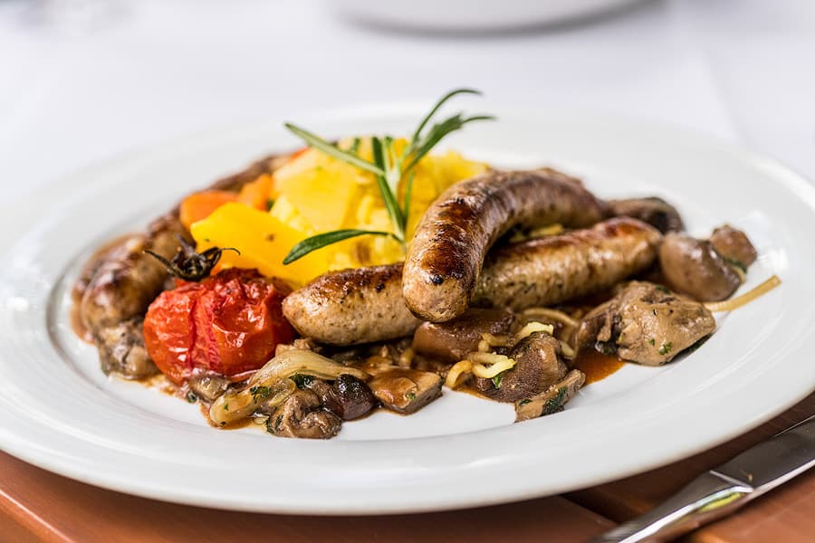 Heidschnuckenbratwurst aus der Lüneburger Heide