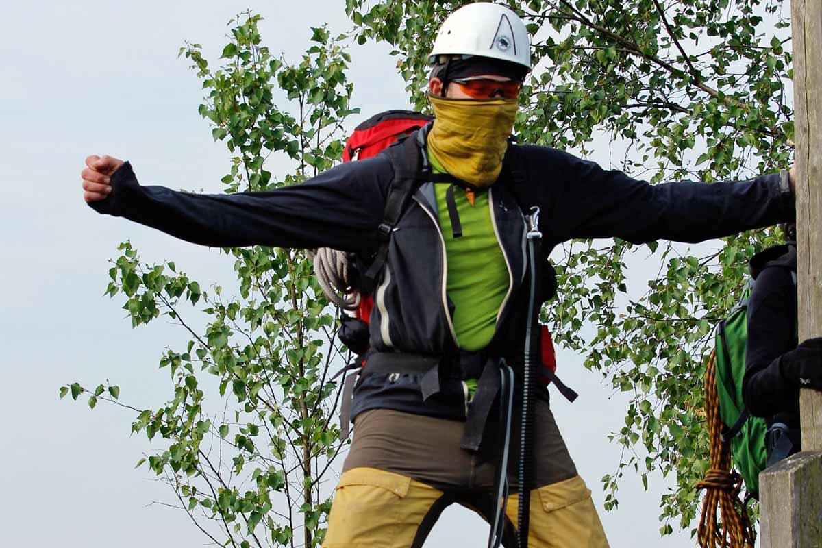 Bergtour auf den Faßberg bis zum Gipfelkreuz