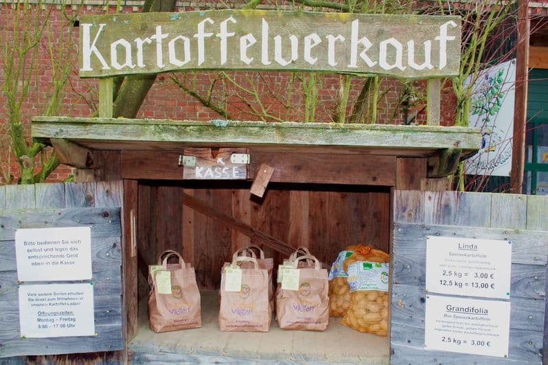 Kartoffelverkauf