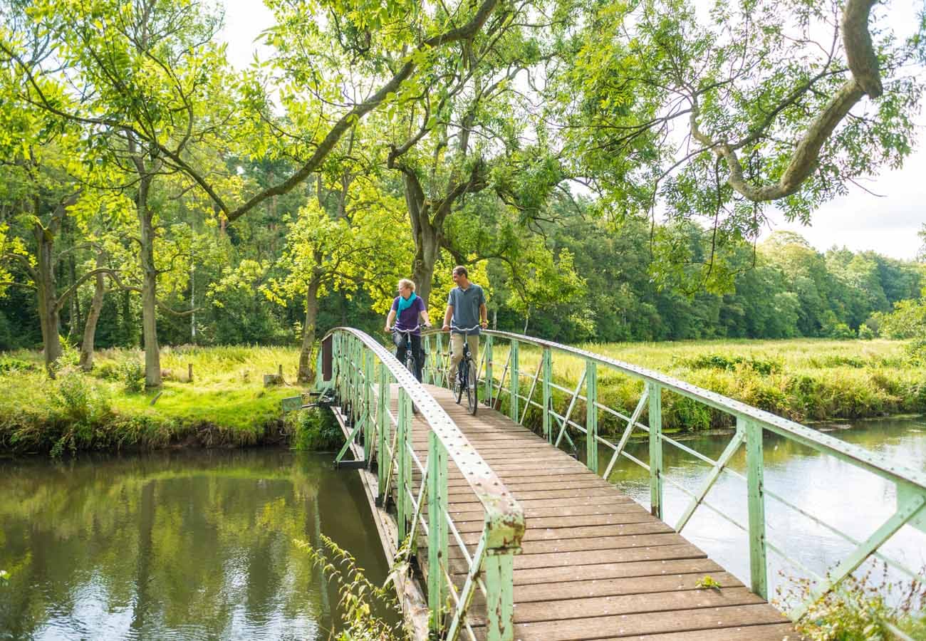 Fahrradtour an der Ilmenau