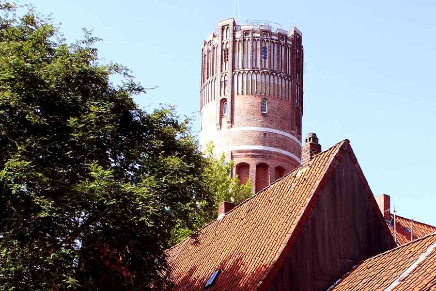 Lüneburg Sehenswürdigkeiten. Der Wasserturm Lüneburg mit tollem Ausblick von oben