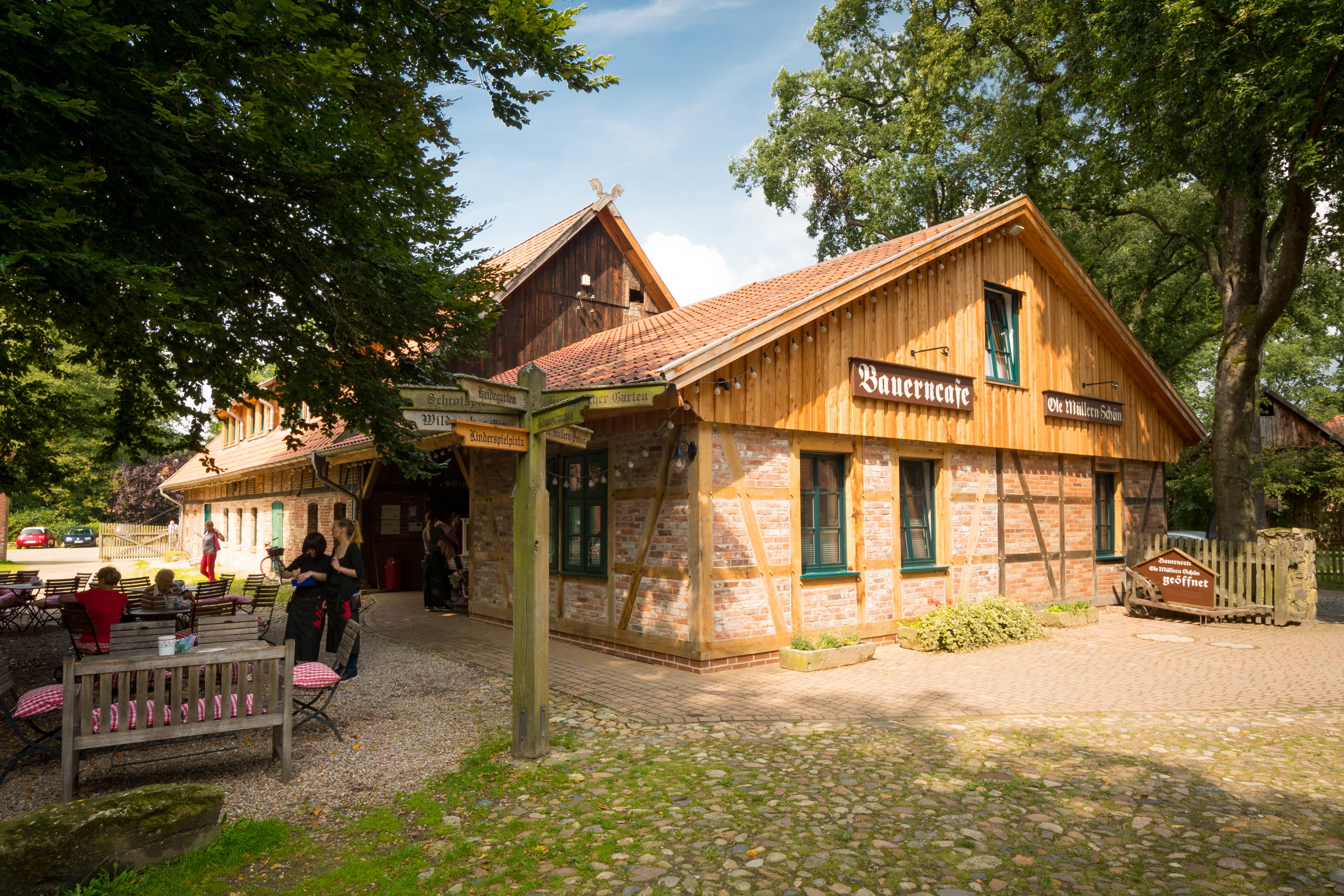 Hofcafé Ole Müllern Schün von außen