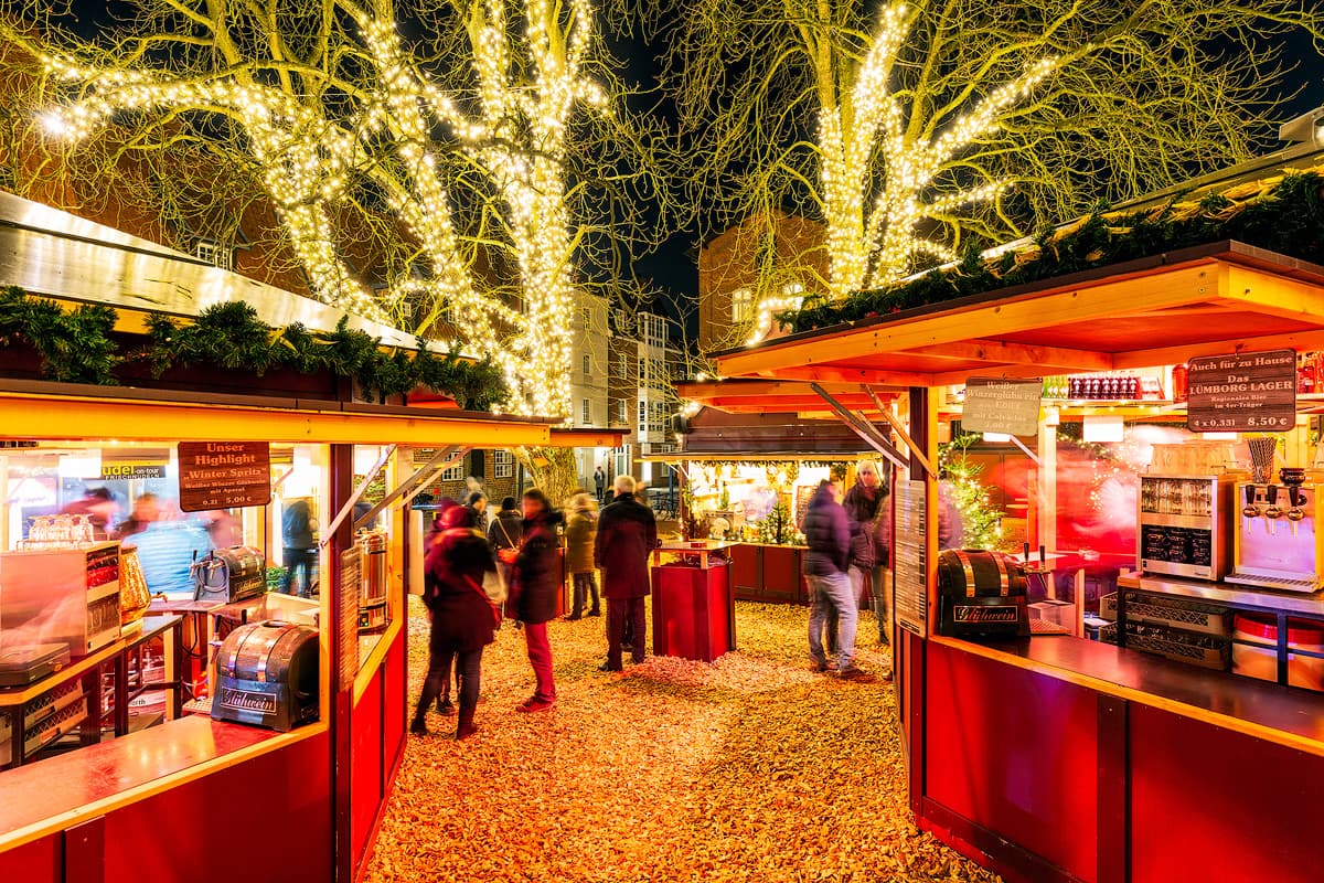 Lichterglanz auf dem Weihnachtsmarkt Lüneburg