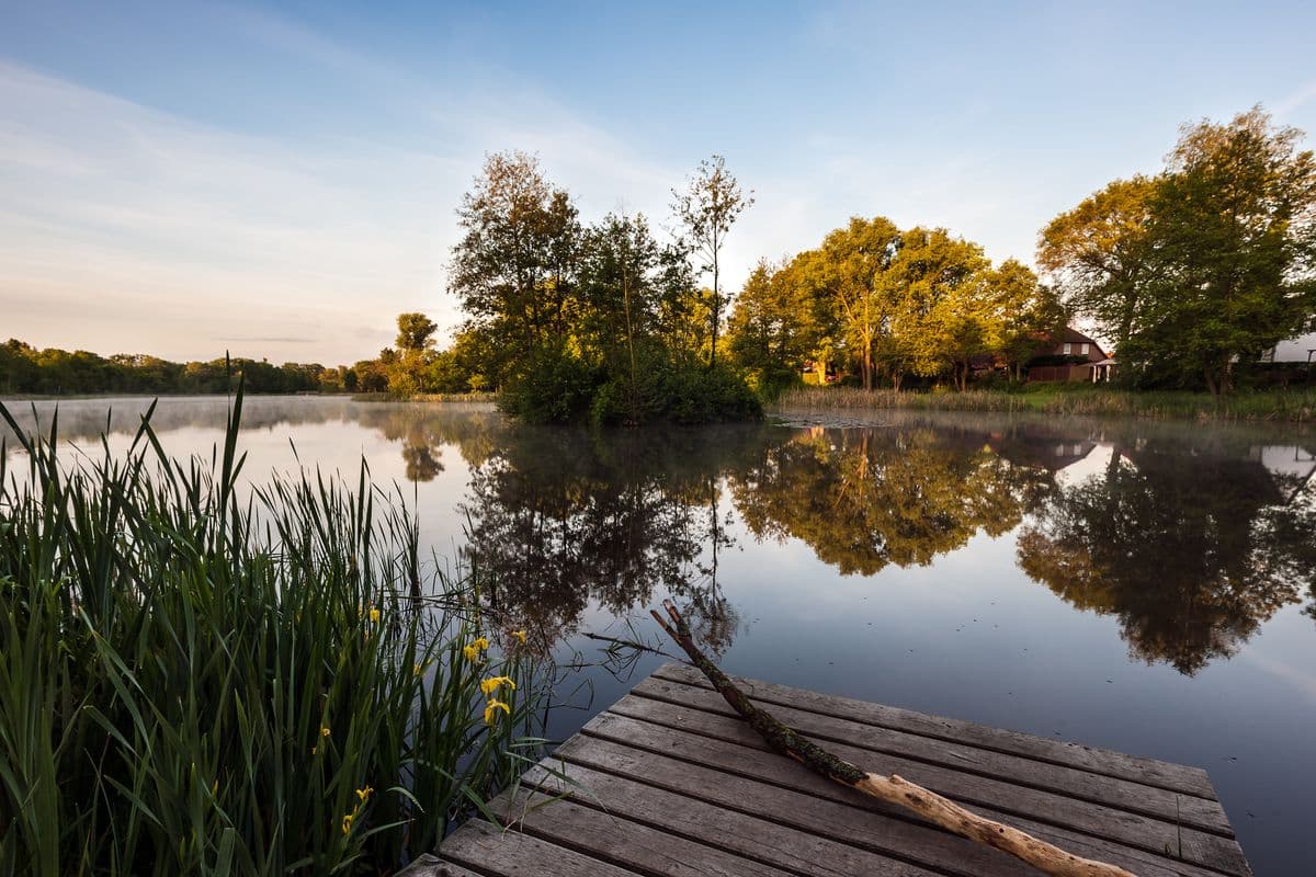 Sonnenuntergang Am Heidesee in Müden (Örtze)