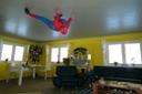 Spiderman im verrückten Haus