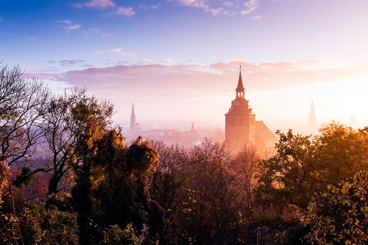 Lüneburger Morgenstimmung auf dem Kalkberg