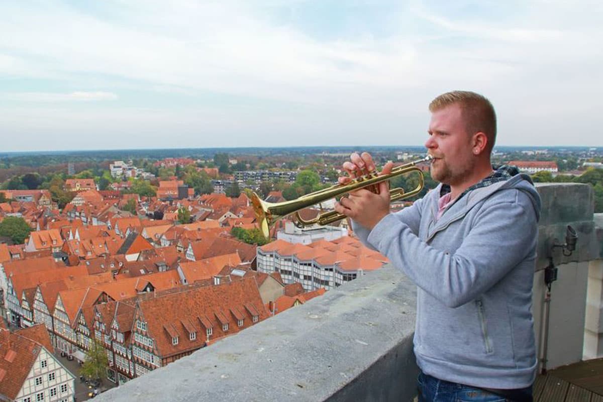 Der Turmbläser der Stadt Zelle