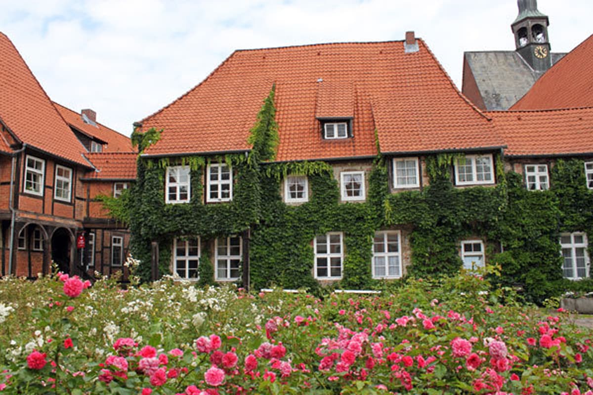 Kloster Lüne liegt auf dem Ilmenau Radweg