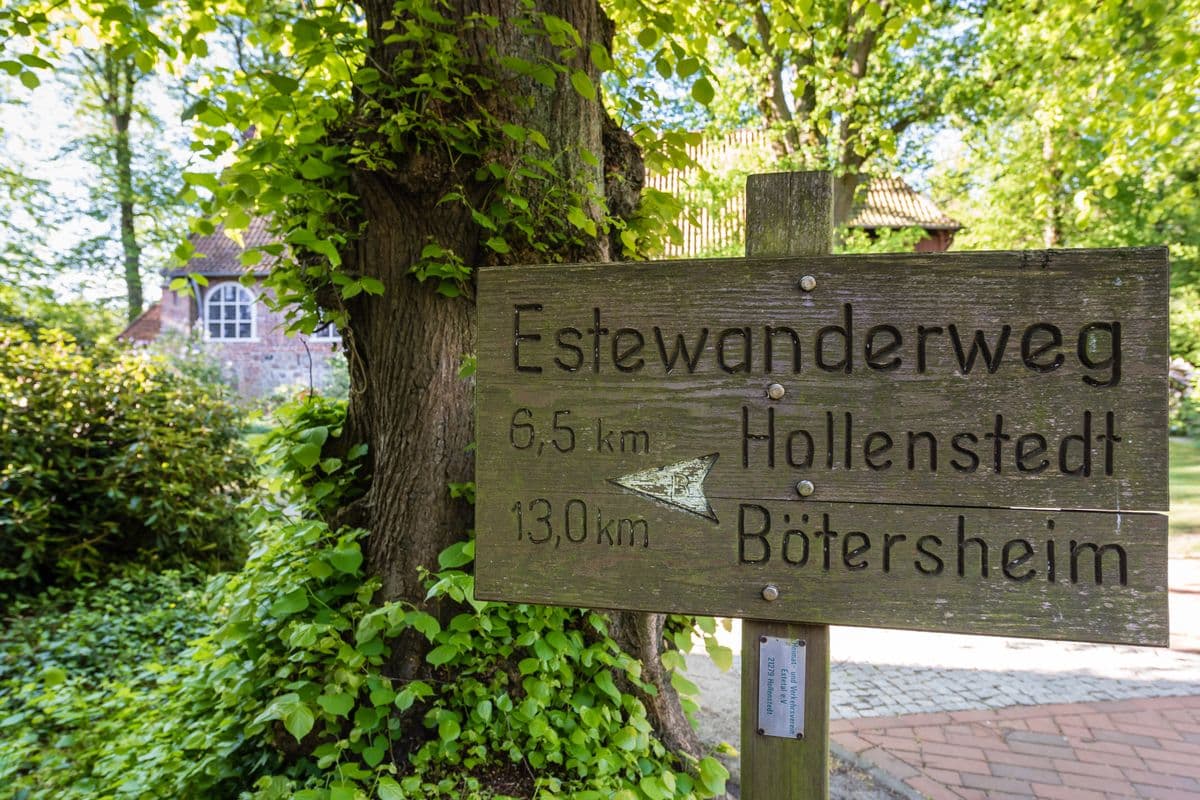 Beschilderung Estewanderweg