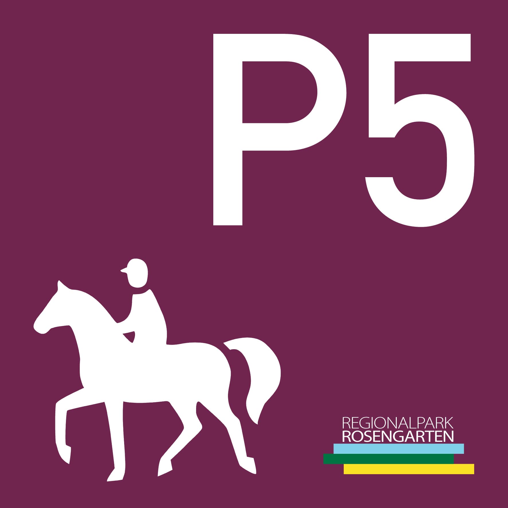 Beschilderung der Reitroute