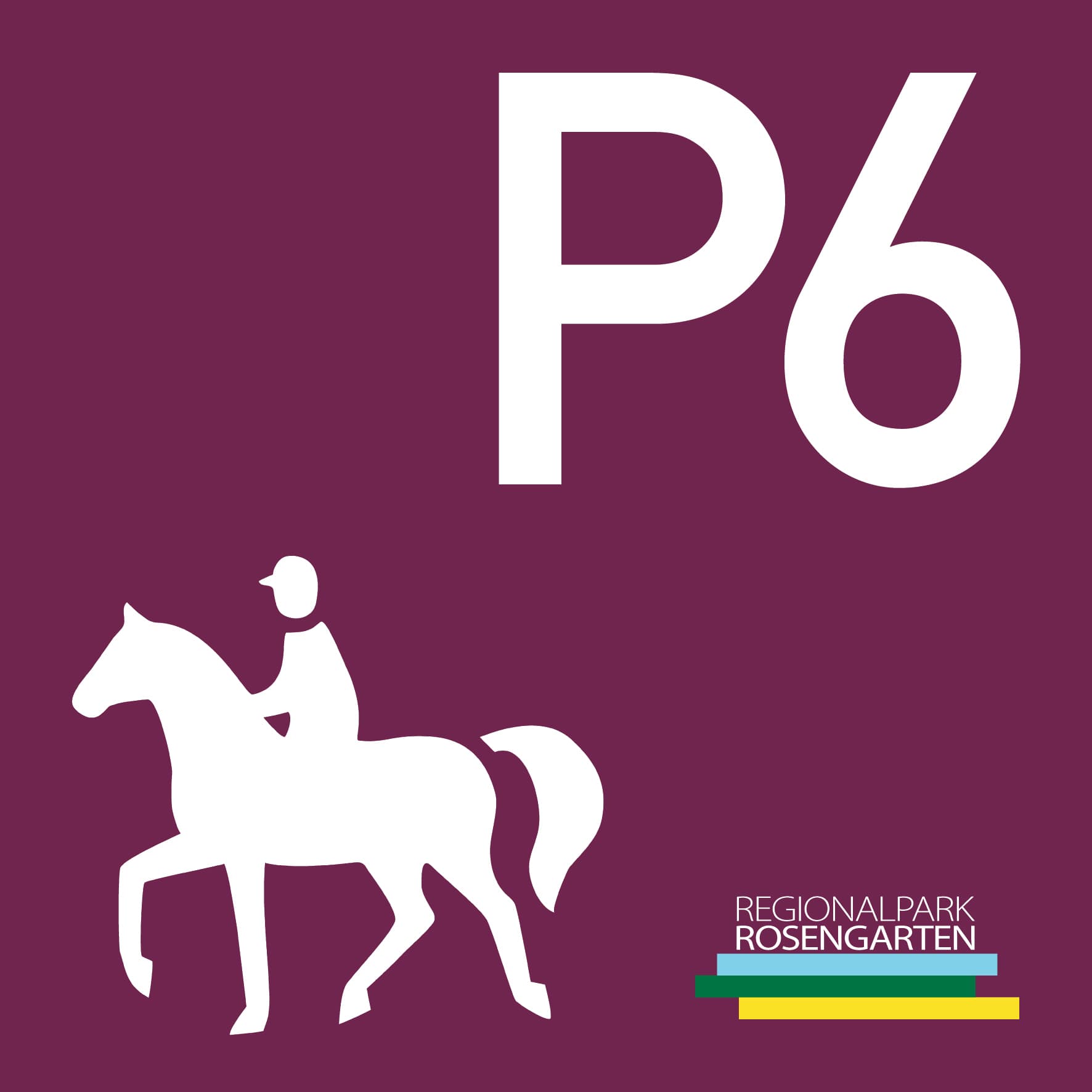 Beschilderung der Reitroute