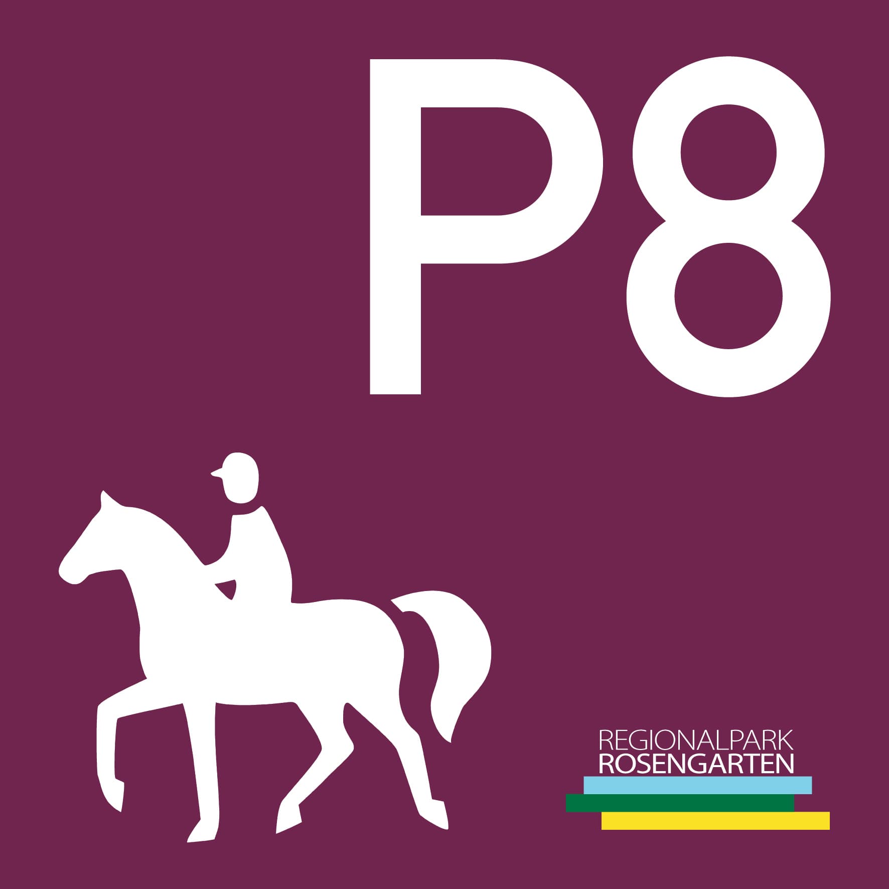 Beschilderung der Reitroute