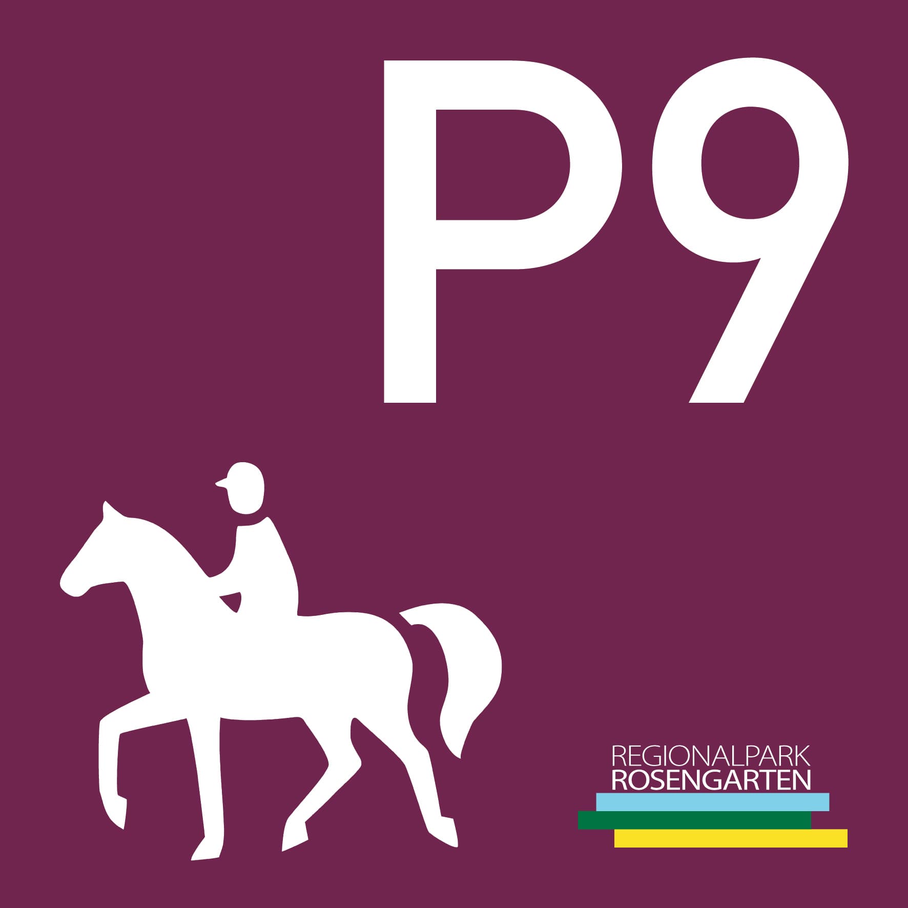 Beschilderung der Reitroute