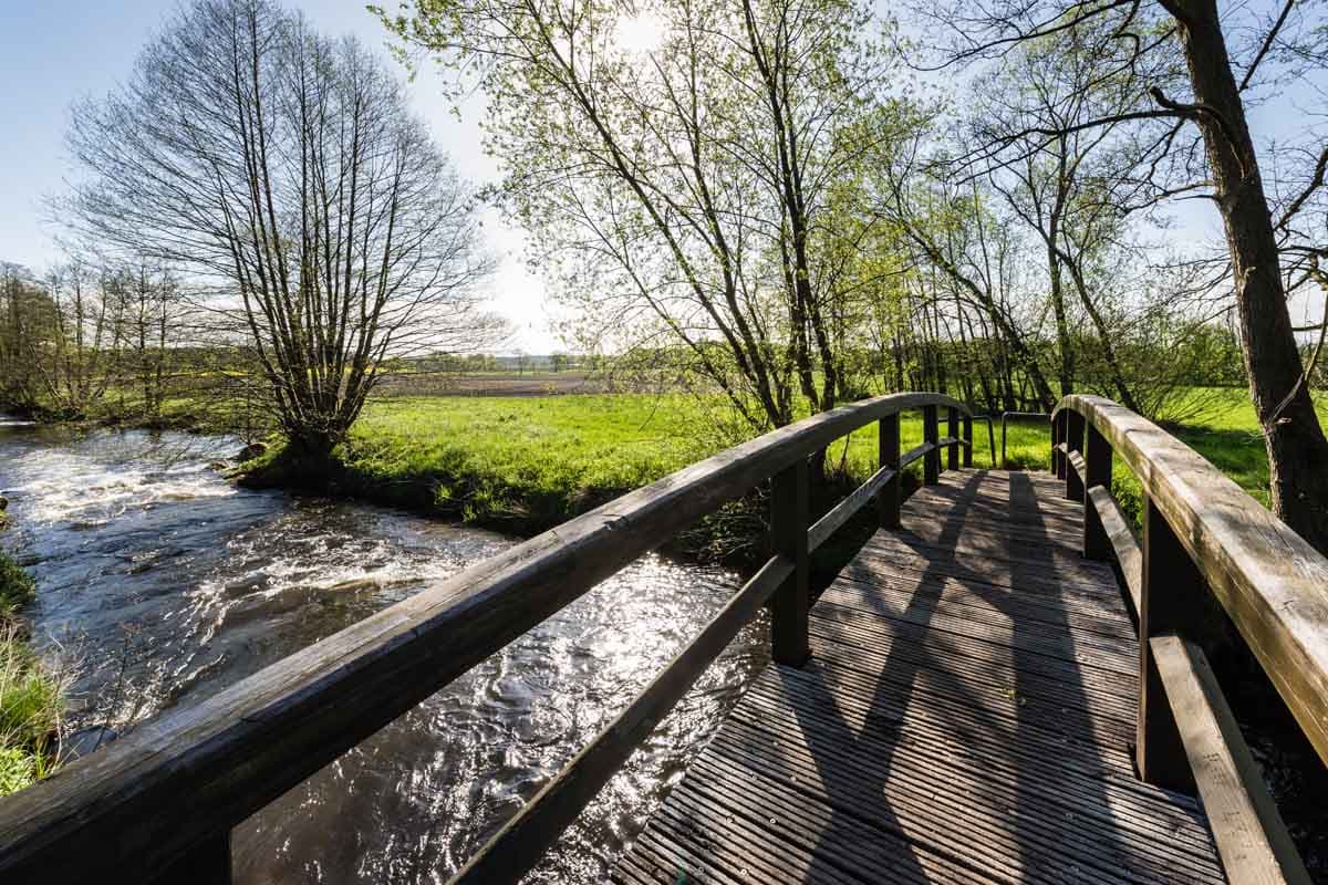 Brücke am Seeve Radweg