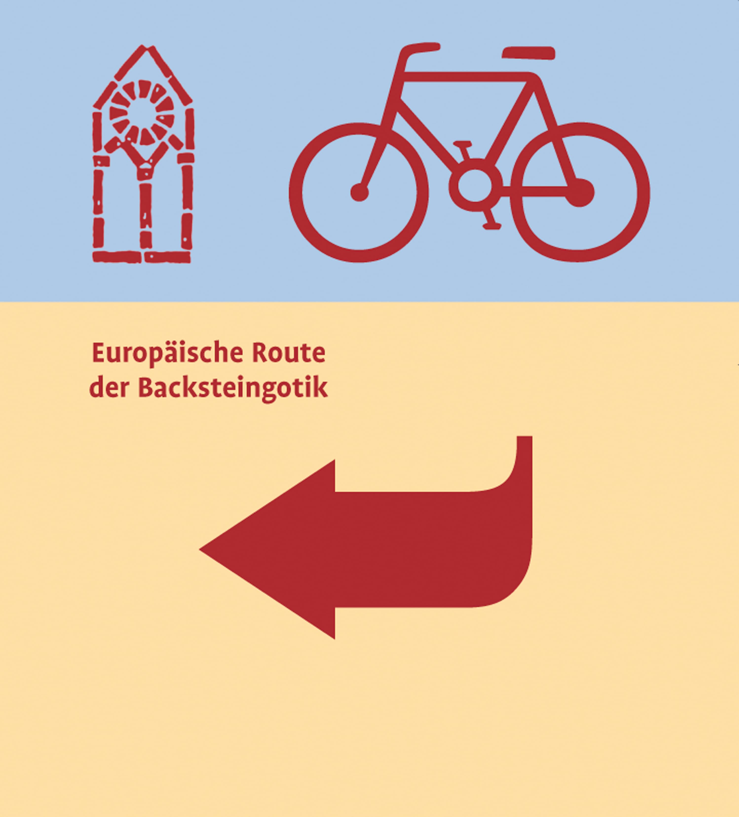 Logo / Wegweiser Lüneburger Backsteintour