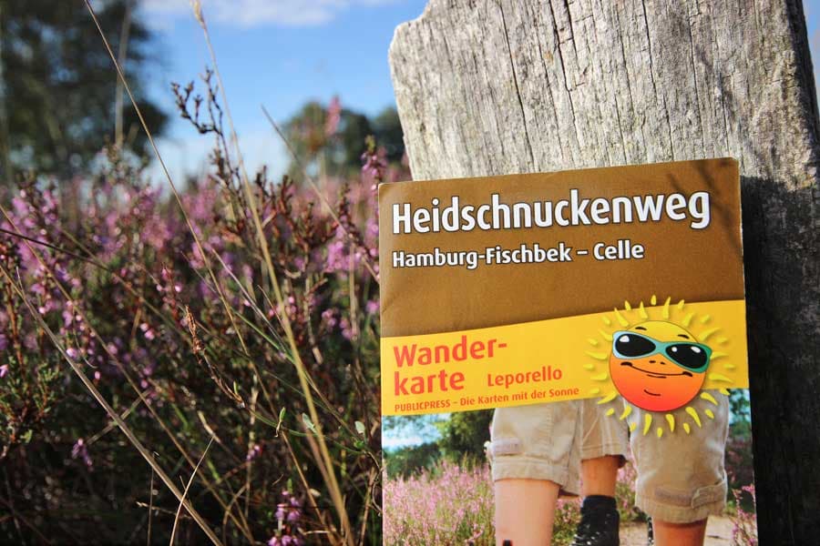 Wanderkarte Heidschnuckenweg