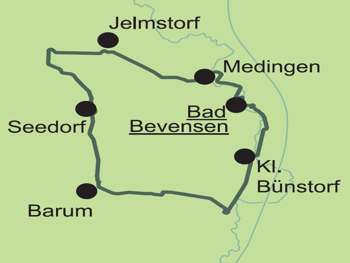 Verlauf der Radtour Heide und mehr 