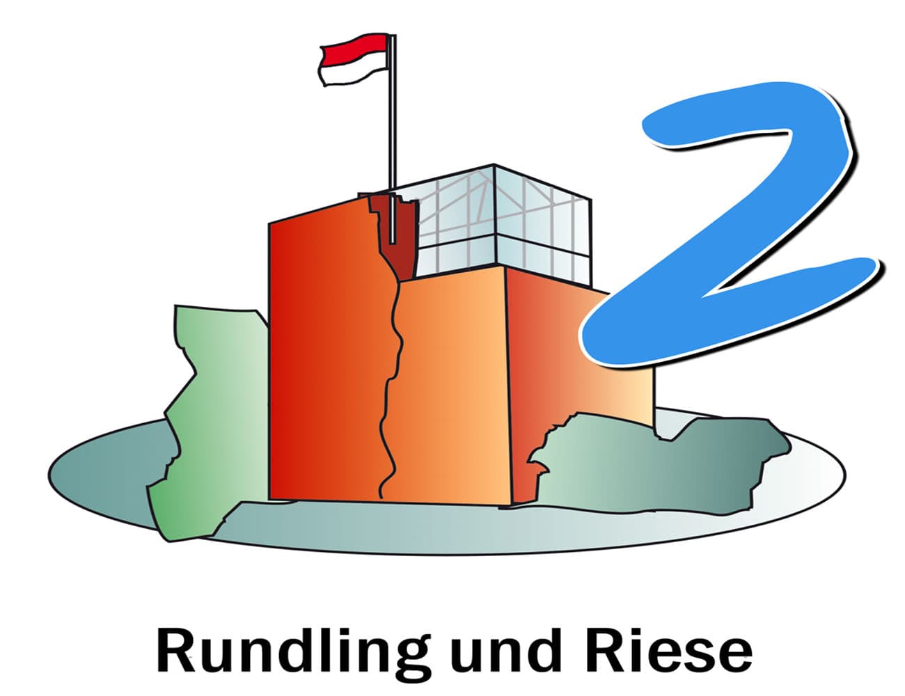 Ausschilderung "Rundling und Riese" in der ADFC-RadReiseRegion Uelzen in der Lüneburger Heide