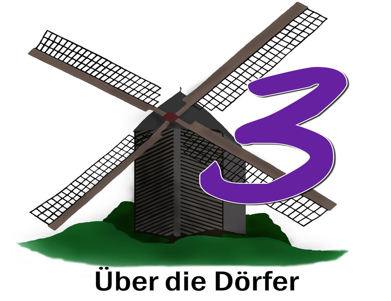 Ausschilderung Radtour "Über die Dörfer"